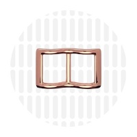 Smart | Wide mouth schuifgesp | 19 mm | Rose Gold