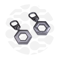 Snap-on Pull Hexagon | Gun metal