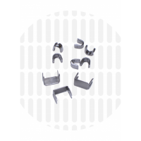 Universal zipper stops #M5 | Gun metal