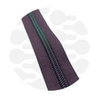 Midnight Plum - #S5 Galaxy | Nylon Coil Zipper Tape | 10 meter