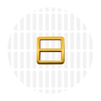 Sleek | schuifgesp | 19 mm | Antique Gold