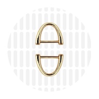 Arc | D-ring | 19 mm | Gold