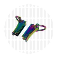 Gusset clips | Iridescent Rainbow