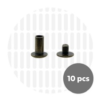 Chicago screws 10x10 | Antique Brass