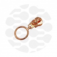 Loop #M5 | Slider for metal zipper | Rose Gold