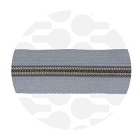 Stone Grey - #5S Gunmetal | Nylon Coil Zipper Tape | 10 meter