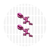 Frog #5S | schuiver spiraalrits | Fuchia