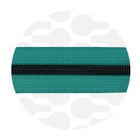 Tropical Teal - #S5 Black | Spiraalrits | 1 meter