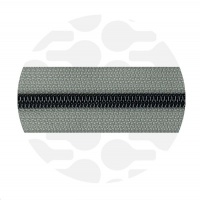 Silver Grey - #S5 Gunmetal | Nylon Coil Zipper Tape | 1 meter