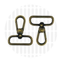 Premium | Musketon | 32 mm | Antique Brass