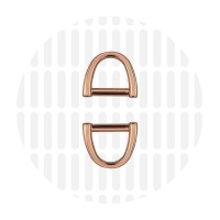 Arc | D-ring | 19 mm | Rose Gold