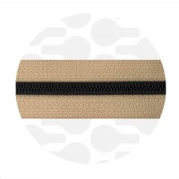 Latte Beige - #S5 Black | Spiraalrits | 3 meter