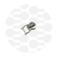 Slider for metal zipper with D-ring #M5 | Nickel