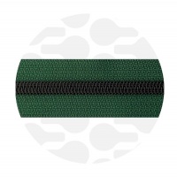 Pine Green - #5S Black | Spiraalrits | 10 meter