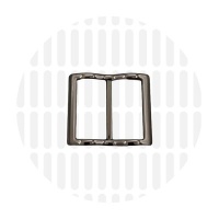 Smart | Wide mouth schuifgesp | 32 mm | Gun metal