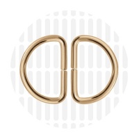 Basic | D-ring | 32 mm | Gold