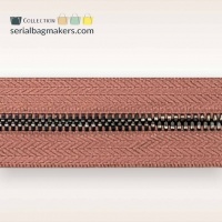 Dusty Roze - #M5 Gunmetal | Metalen rits