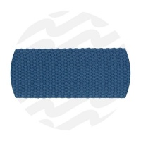 Stormy blue - 38 mm | Katoenlook Tassenband | 15 meter