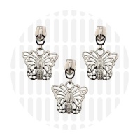 Butterfly #5S | schuiver spiraalrits | Nickel