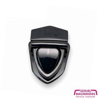 Boekentas slot | Triangle | Gun metal