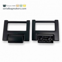 Minimalist strap connector | Electro Black