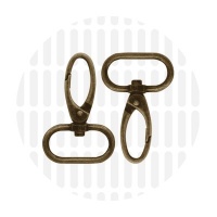 Elegant | Musketon | 25 mm | Antique Brass