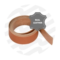 Leather strap 130cm - 25 mm - Burnt Sienna