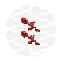 Frog #5S | schuiver spiraalrits | Red