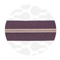 Smokey aubergine - #S5 Rose Gold | Spiraalrits | 1 meter