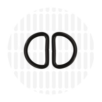 Basic | D-ring | 19 mm | Electro Black