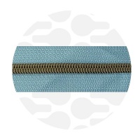 Foggy Blue - #S5 Bronze | Spiraalrits | 1 meter