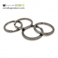 Split ring | 25 mm | Gun metal | 20 pcs