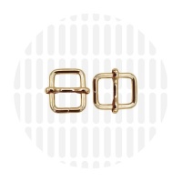 Basic | Wide mouth schuifgesp | 13 mm | Gold