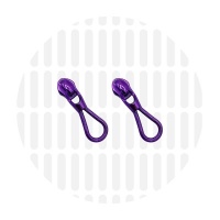 Rope #5S | schuiver spiraalrits | Purple
