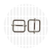 Basic | Wide mouth schuifgesp | 19 mm | Nickel