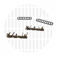Bag Label | Handmade | Antique Brass