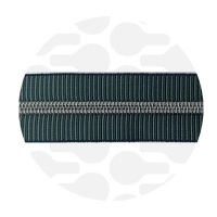 Forest - #S5 Silver | Zip Nylon | 1 mètre