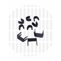 Universal zipper stops #M5 | Black