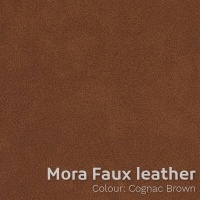 Mora Kunstleder | Cognac Brown | Mora Faux Leather | sample 6 cm X 7 cm