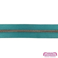 Seaspray Teal - #M5 Antique Copper | Metalen rits