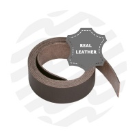 Leather strap 130cm - 25 mm - Chocolat