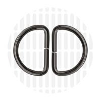 Basic | D-ring | 32 mm | Gun metal