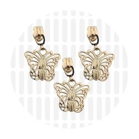 Butterfly #5S | schuiver spiraalrits | Gold
