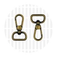 Premium | Musketon | 19 mm | Antique Brass