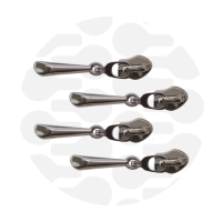 Drop #5S | schuiver spiraalrits | Gun metal