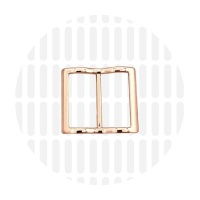 Smart | Wide mouth schuifgesp | 32 mm | Rose Gold