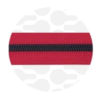 Rubine Red - #S5 Black | Spiraalrits | 1 meter