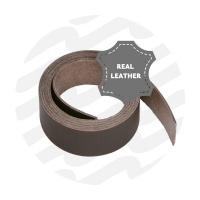 Leather strap 130cm - 30 mm - Chocolat