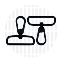 Premium | Musketon | 38 mm | Electro Black