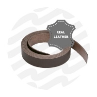 Leather strap 130cm - 15 mm - Chocolat